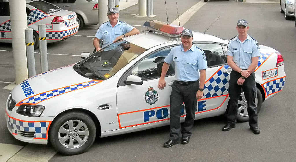 First year police constables Sean Baxter, Matt Lenehan and Aaron Delphine joined Gympie Police. First year police constables Sean Baxter, Matt Lenehan and Aaron Delphine joined Gympie Police.